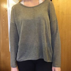 Olive pull over sweater